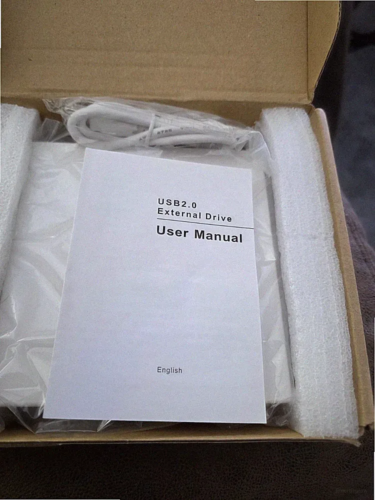 External Drive USB 2.0 New In Box