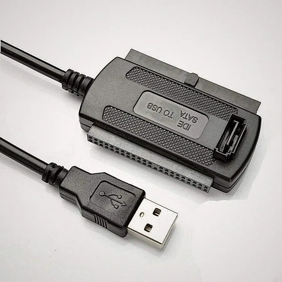 New IDE SATA to USB 2.0 Adapter Converter Cable For 2.5 3.5 Inch Hard Drive HD