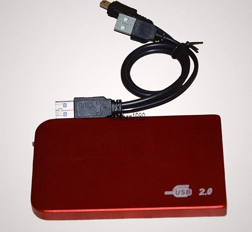 red USB2.0 40GB External Hard Drive HDD Portable Laptop Mobile Hard Disk